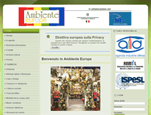 Tablet Screenshot of ambienteeuropa.com